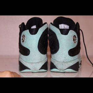 Jordan 13 retro black island green